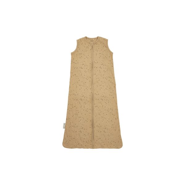 Meyco Rib Mini Spot Slaapzak - Zomer - 70 cm - Toffee Melange