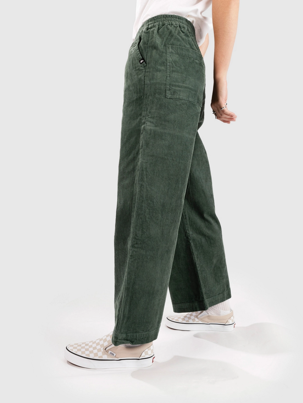 Quiksilver Uni Cord Elasticated Pants forest