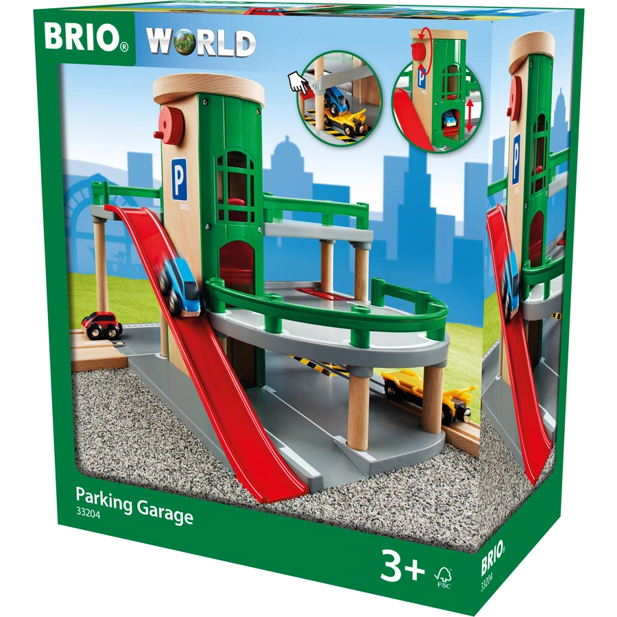 BRIO® Parkhaus Straßen und Schienen