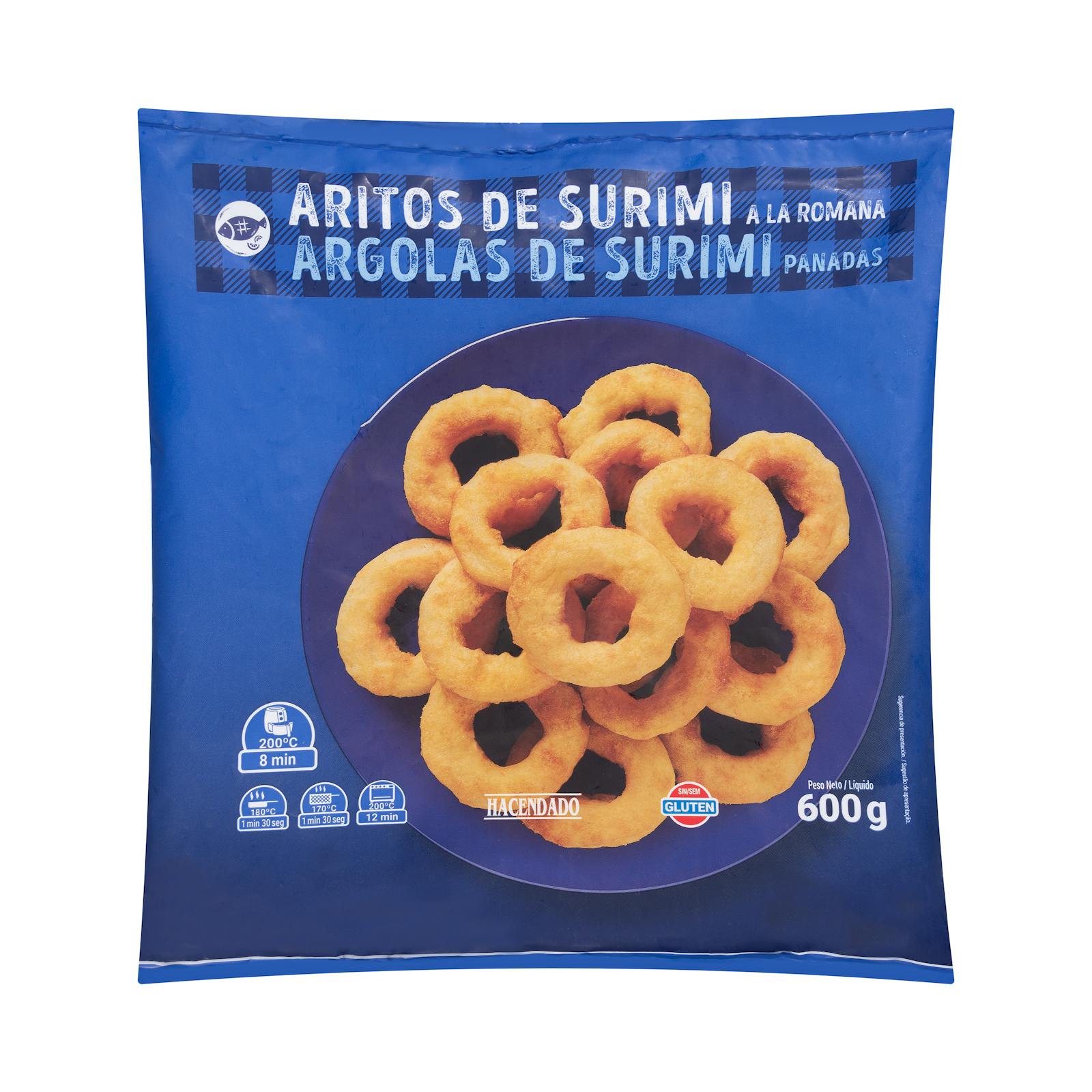 Rondelles de surimi à la romaine Hacendado surgelées