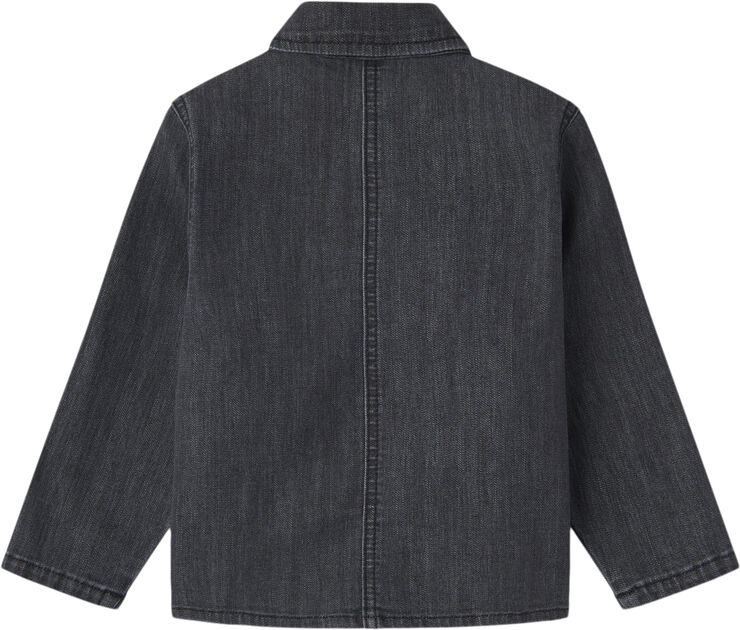 Lil' Atelier NMMOKAJA LS NR DNM SHIRT 5033-LS S Grå