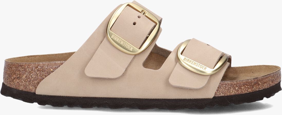 beige birkenstock slippers arizona big buckle