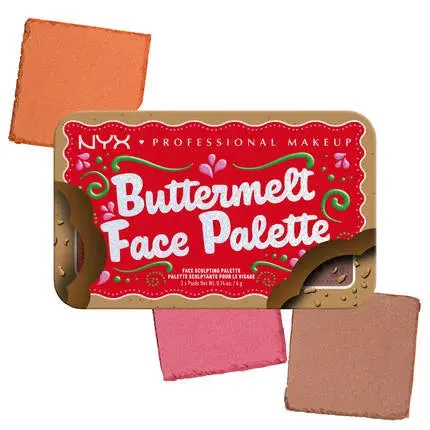 Holiday Buttermelt Face Palette Light/Medium