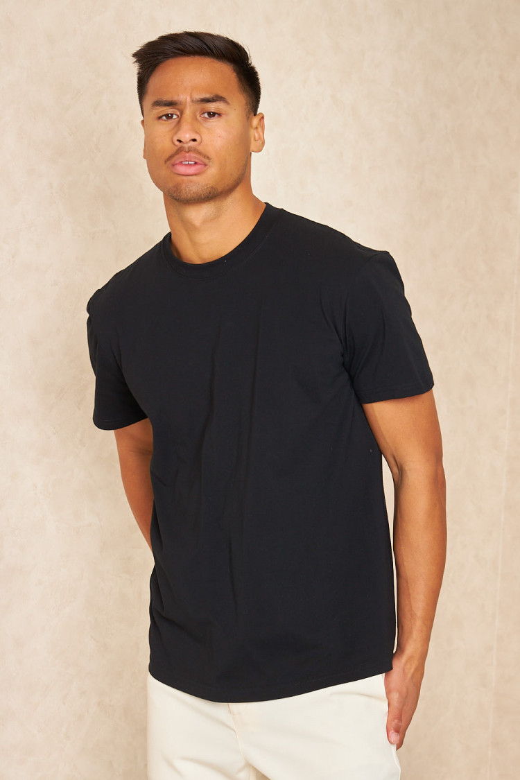 T-shirt basique manches courtes noir