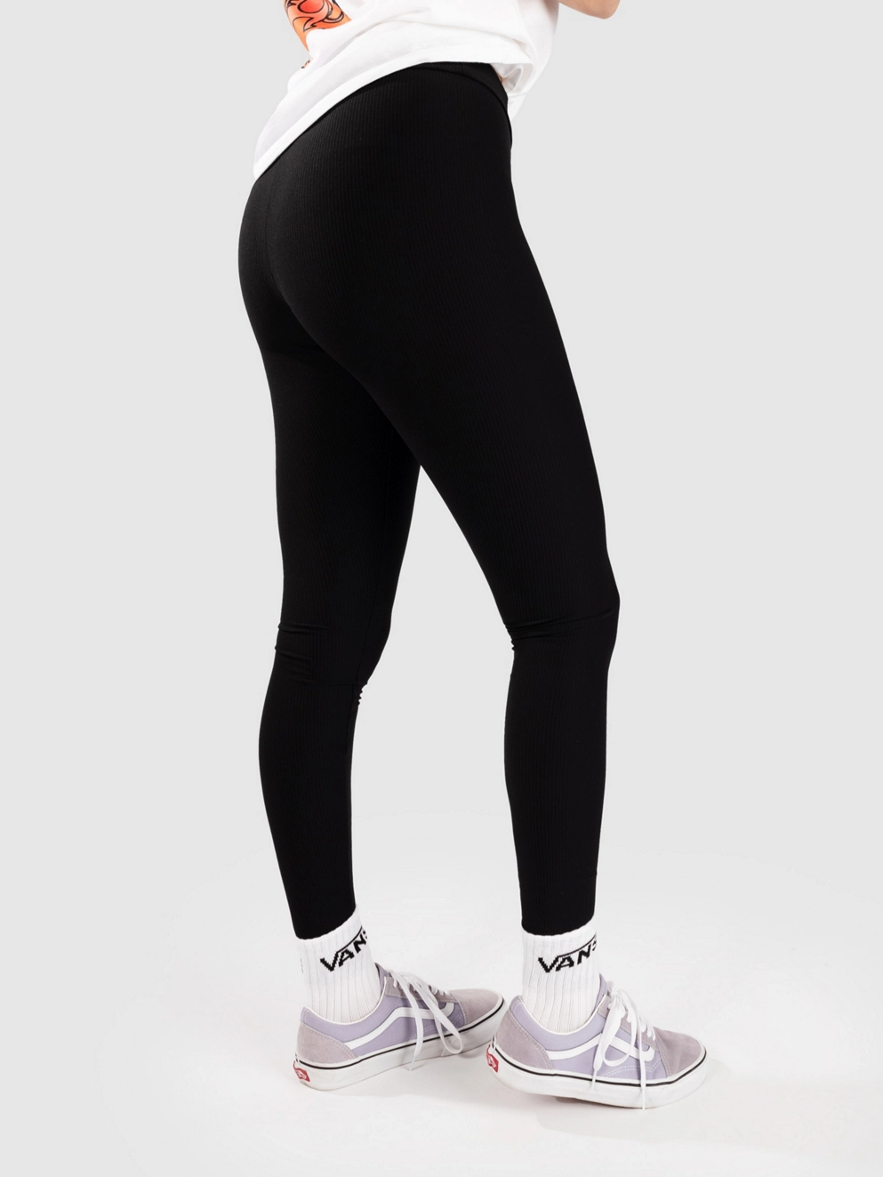 Blue Tomato Ribbed Long Leggings black