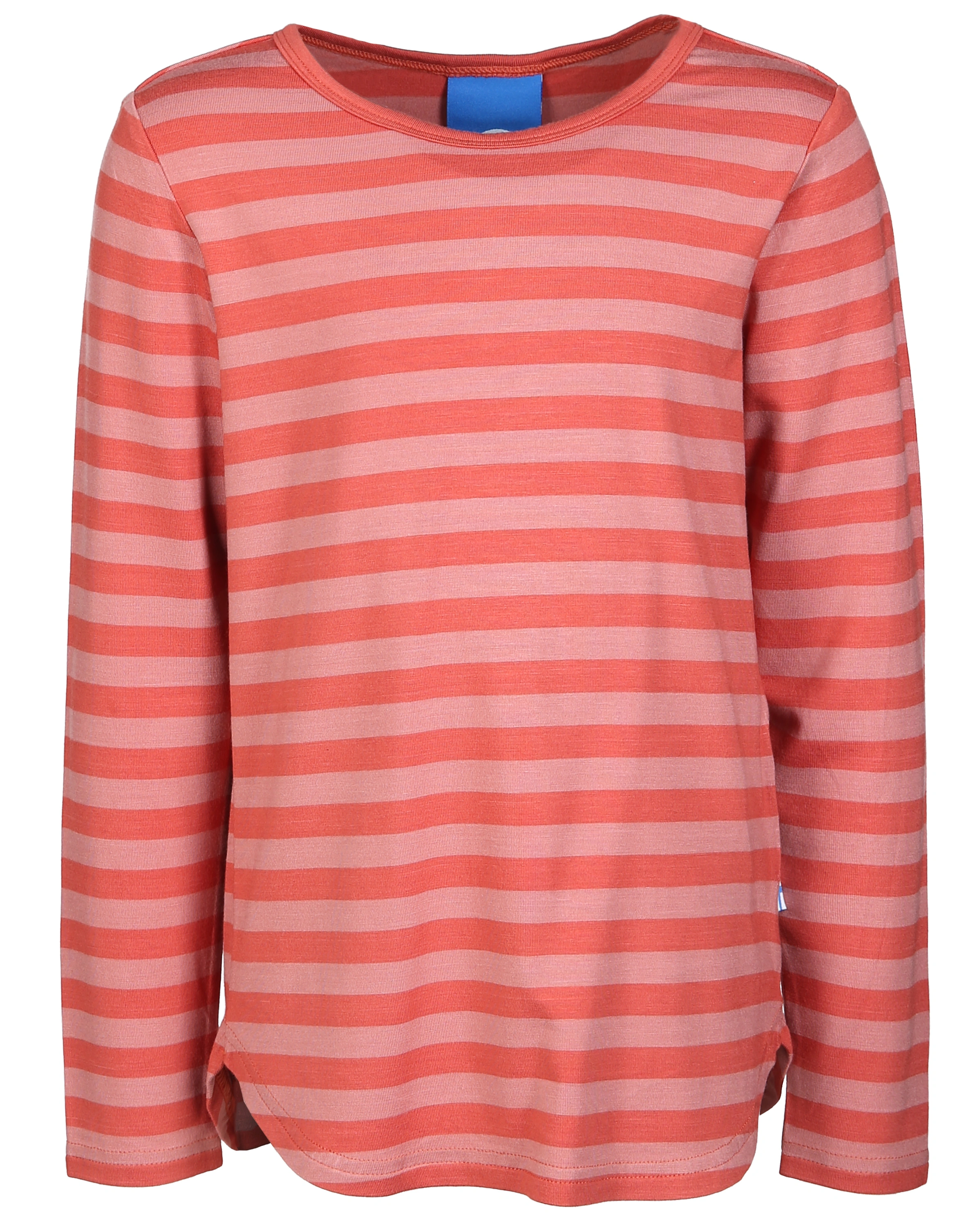 Jersey-Langarmshirt MERISILLI gestreift in terracotta