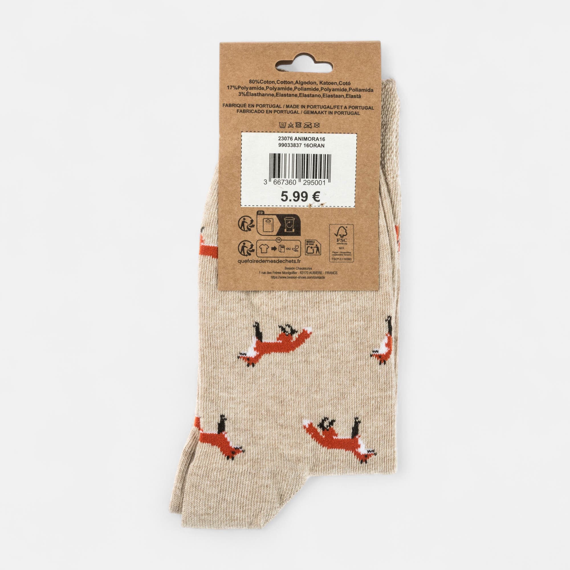 Chaussettes Femme orange