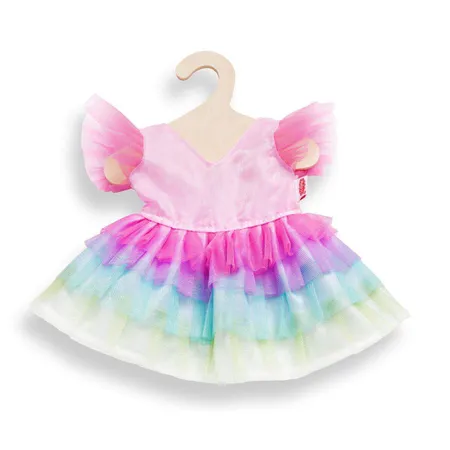 Heless Puppen-Kleid Regenbogenfee, Gr. 35-45 cm