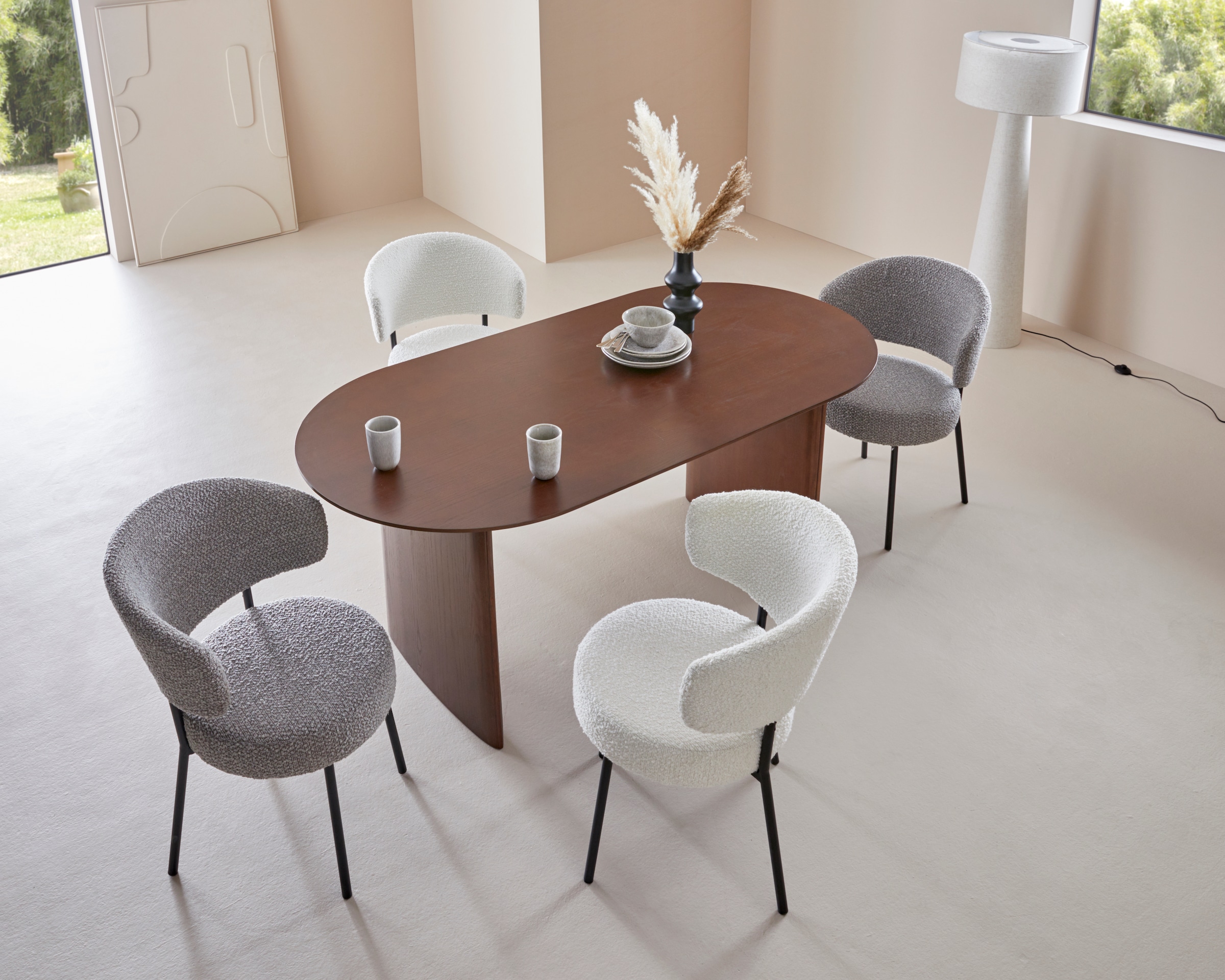 LeGer Home by Lena Gercke Esstisch »Melinda, TOPSELLER!, OTTOs Choice« aus massivem Eschenholzfurnier, in zwei Breiten erhältlich