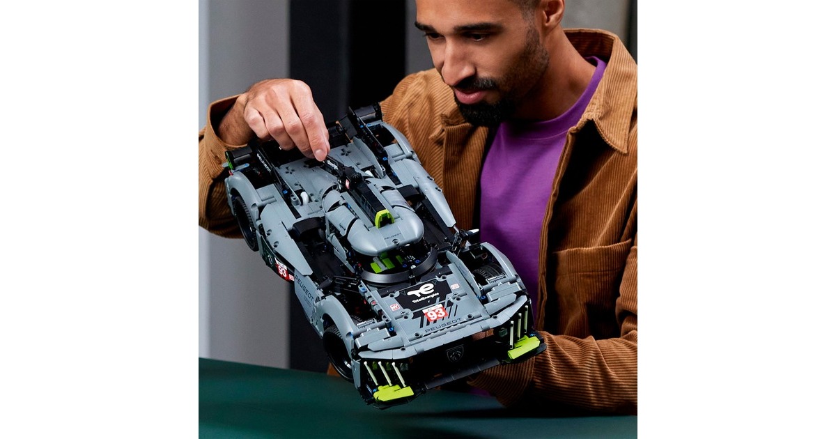 LEGOTechnic - PEUGEOT 9X8 24H Le Mans Hybrid Hypercar Constructiespeelgoed  (42156)