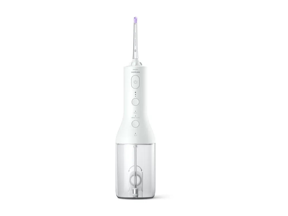 Philips Sonicare Power Flosser 3000 HX3826 - Mundskylning - trådløs - hvid