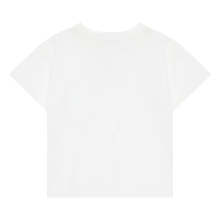 Weekend House T-Shirt Fleur Coton Bio | Blanc