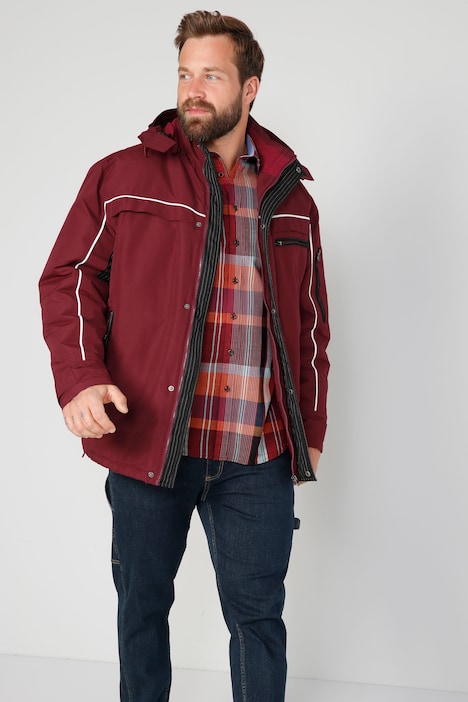 Boston Park Funktions-Jacke, wasserabweisend, Kapuze, bis 74