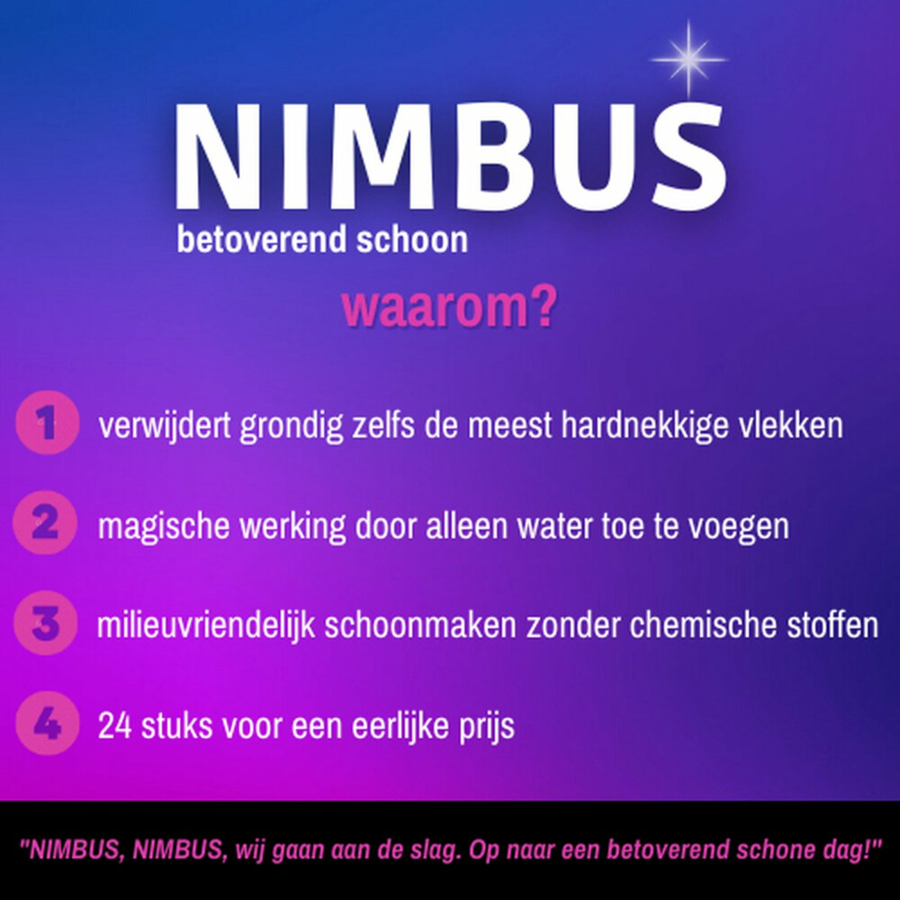 NIMBUS Wonderspons 24 stuks