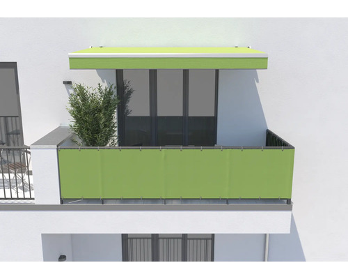 SOLUNA balkonbekleding H:75 cm stof design S2246 (per meter verkocht)
