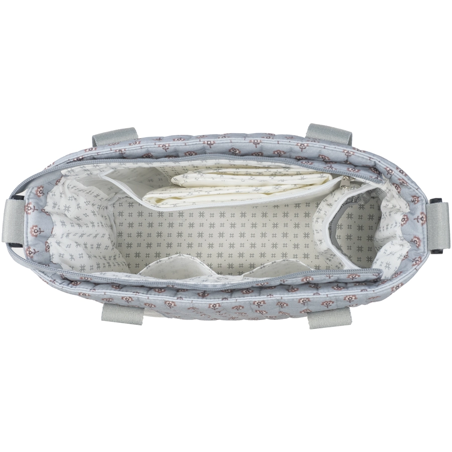 Walking Mum Crossbody Tasche Indian Lotus grau