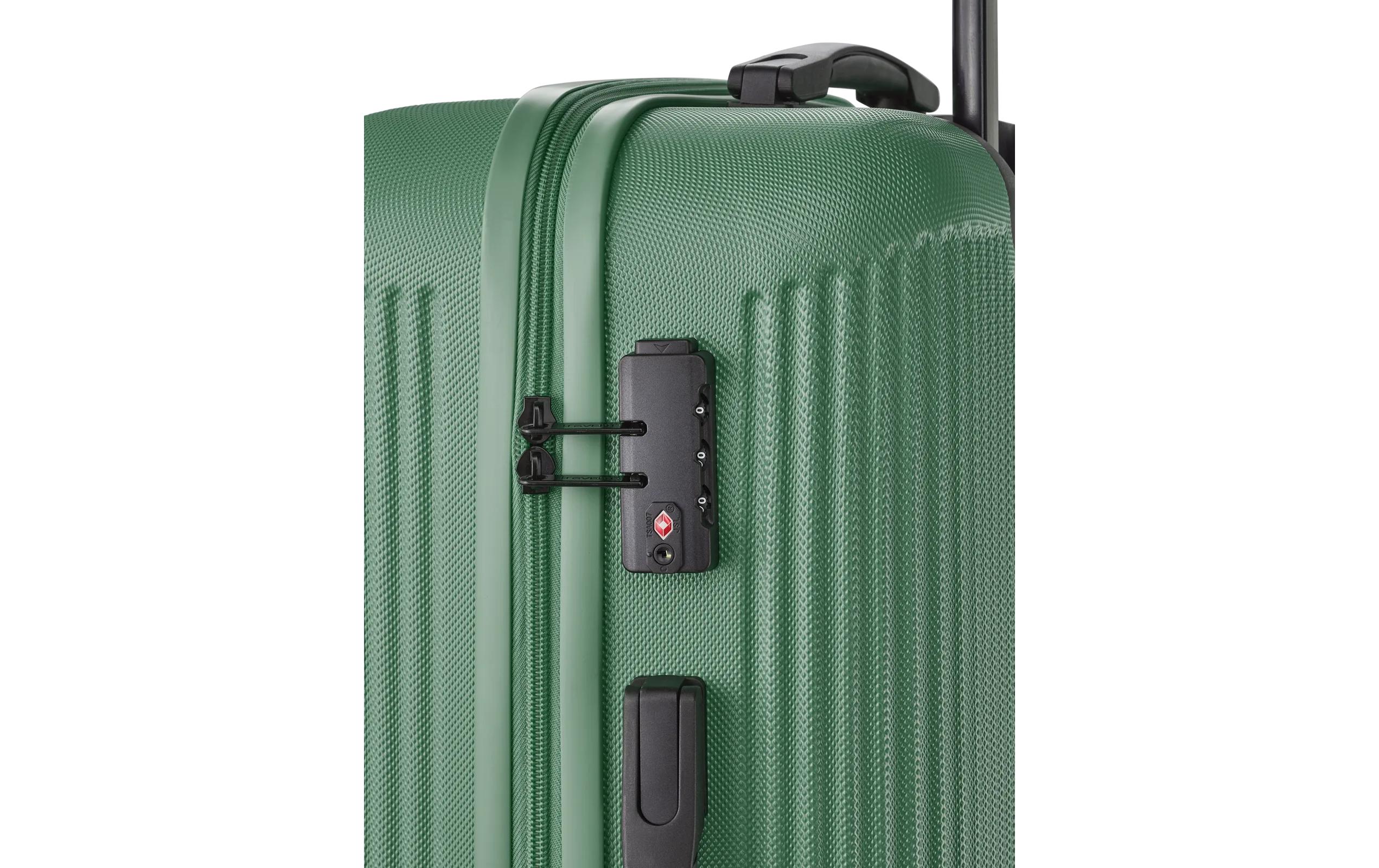 Reisekoffer BALI Trolley L Grün4-Rollen Hartschalenkoffer