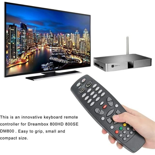 Udskiftning fjernbetjening til Dreambox DM800 / DM800HD / DM800SE Set Top Box