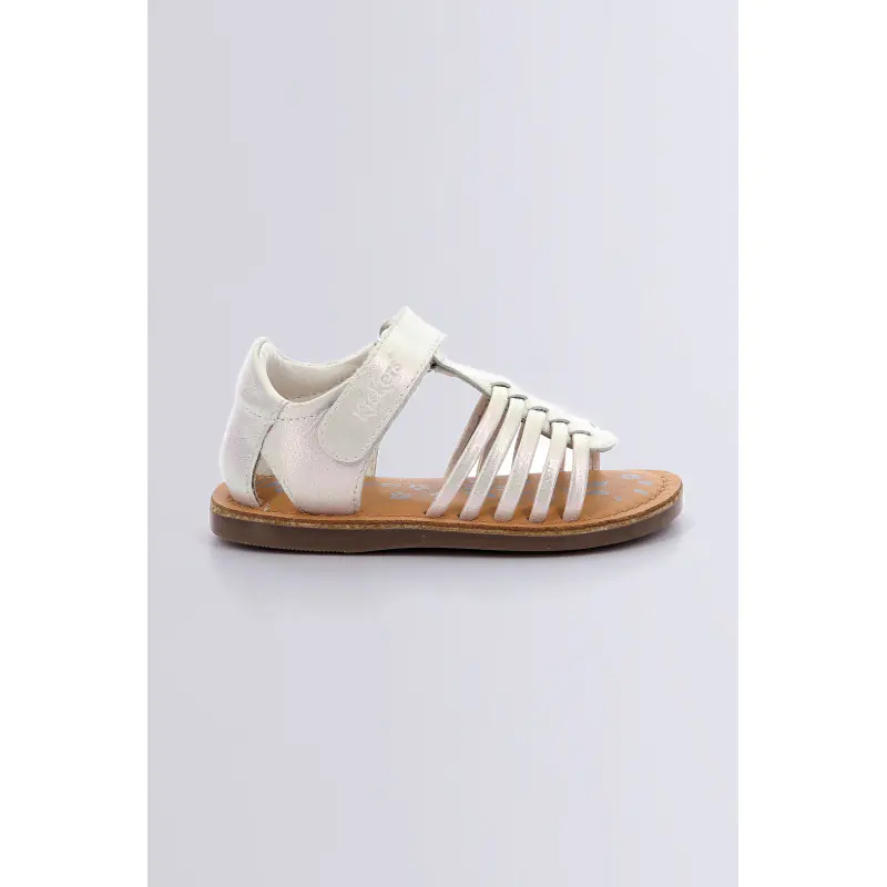 Divslim Blanc irise SANDALES Cuir Fille