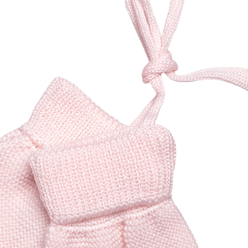 Fäustlinge Merinowolle rosa