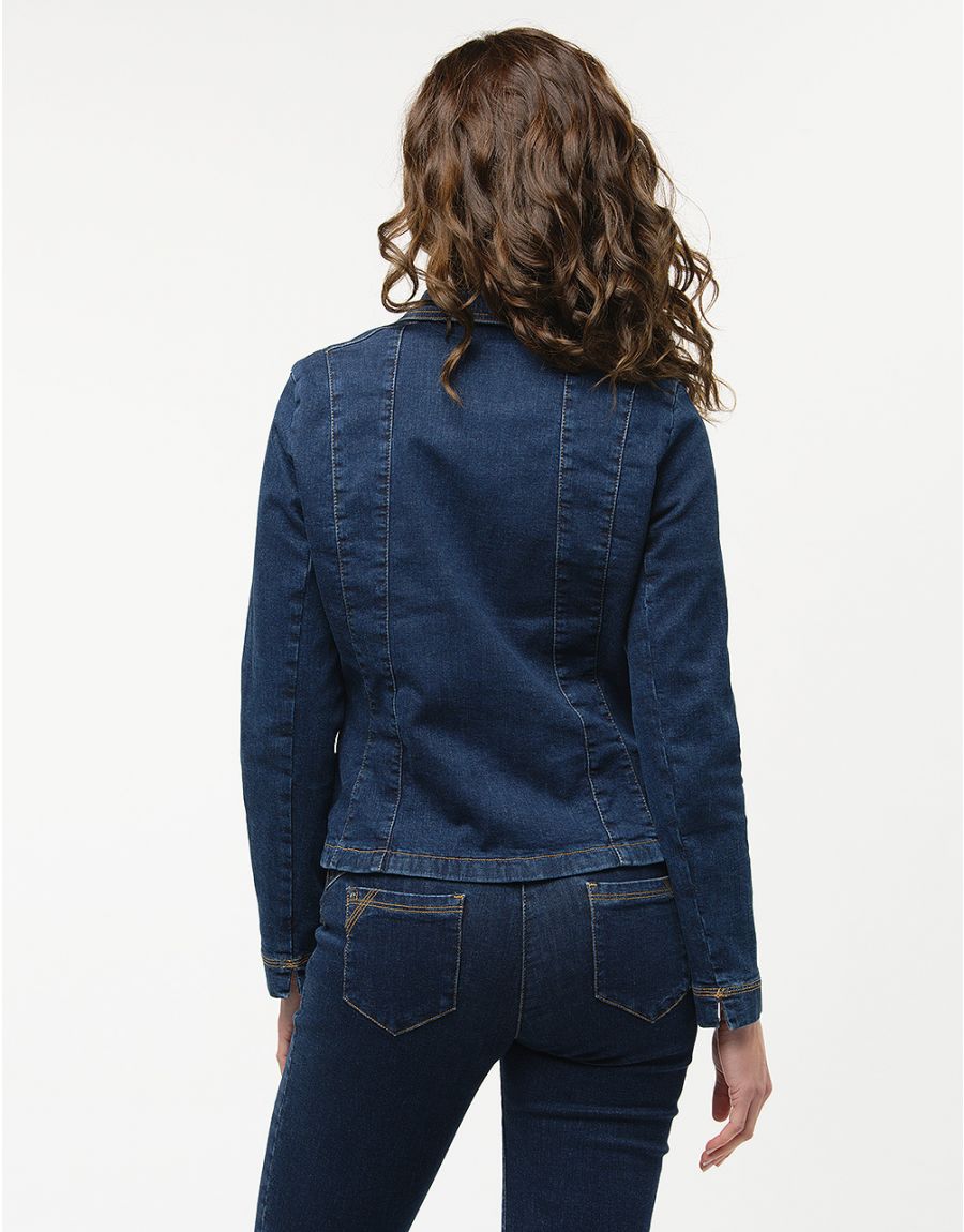 Veste en jean brut coton