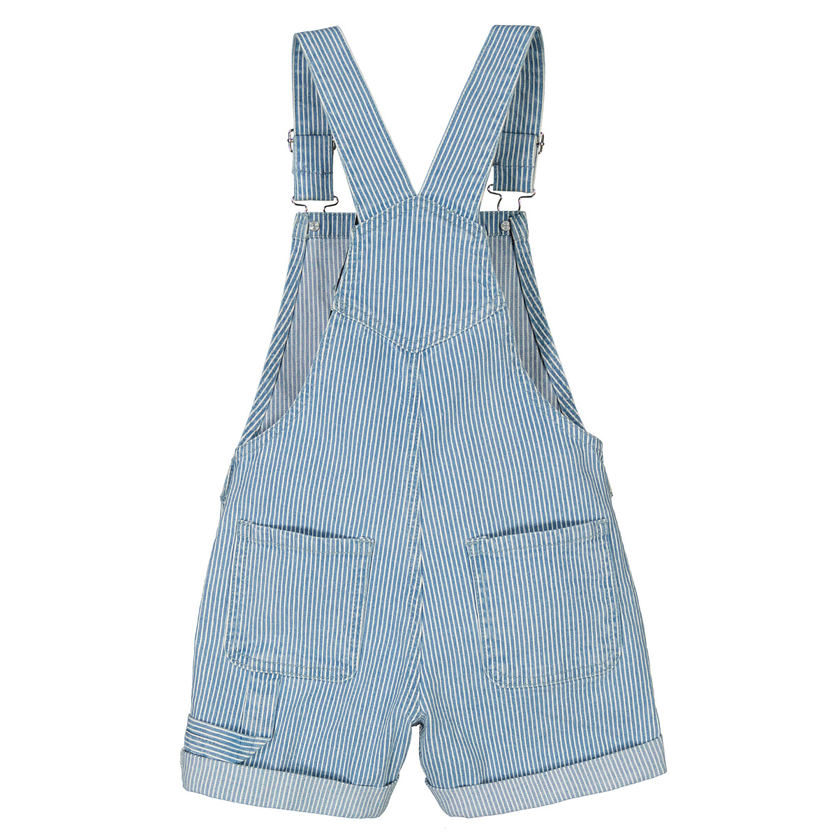 COLEÇÕES LA REDOUTE<br>Gestreepte korte dungarette