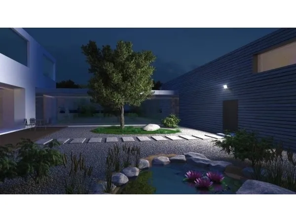 Steinel projektør LED projektør 43,5W Steinel XLED One XL med sensor hvid