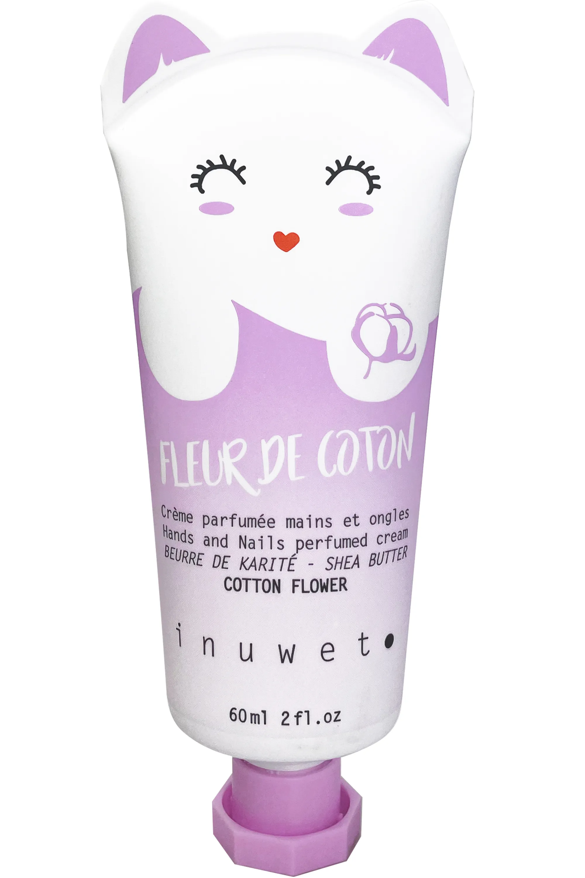 Inuwet (In Unicorn We Trust) Crème mains parfum Fleur de coton-60 ml