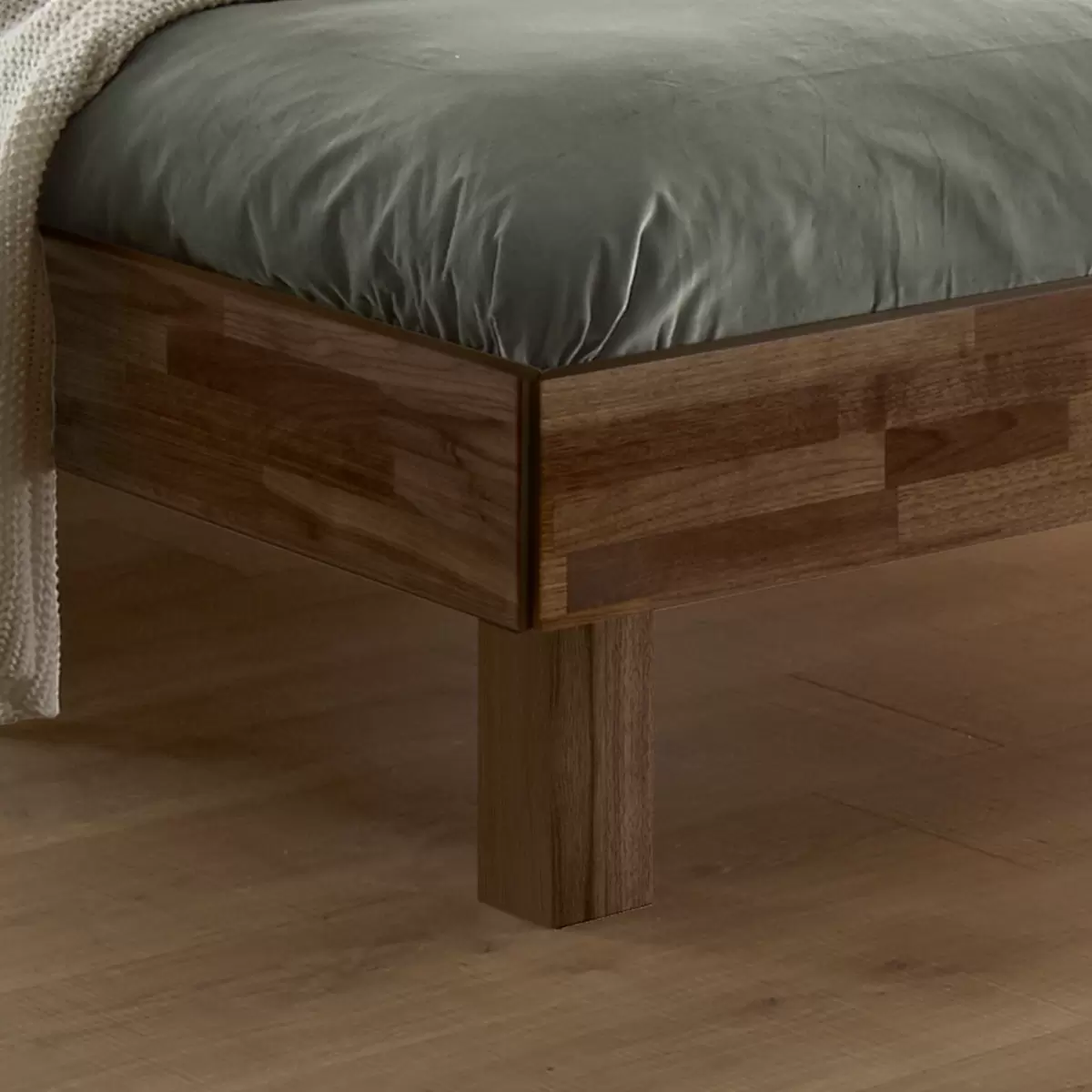 Hasena Bett 160x200 Forti 160 x 200 Dunkelbraun