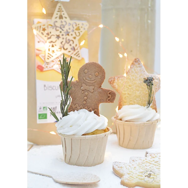 Préparation et embosseur sapin en chocolat Mirontaine