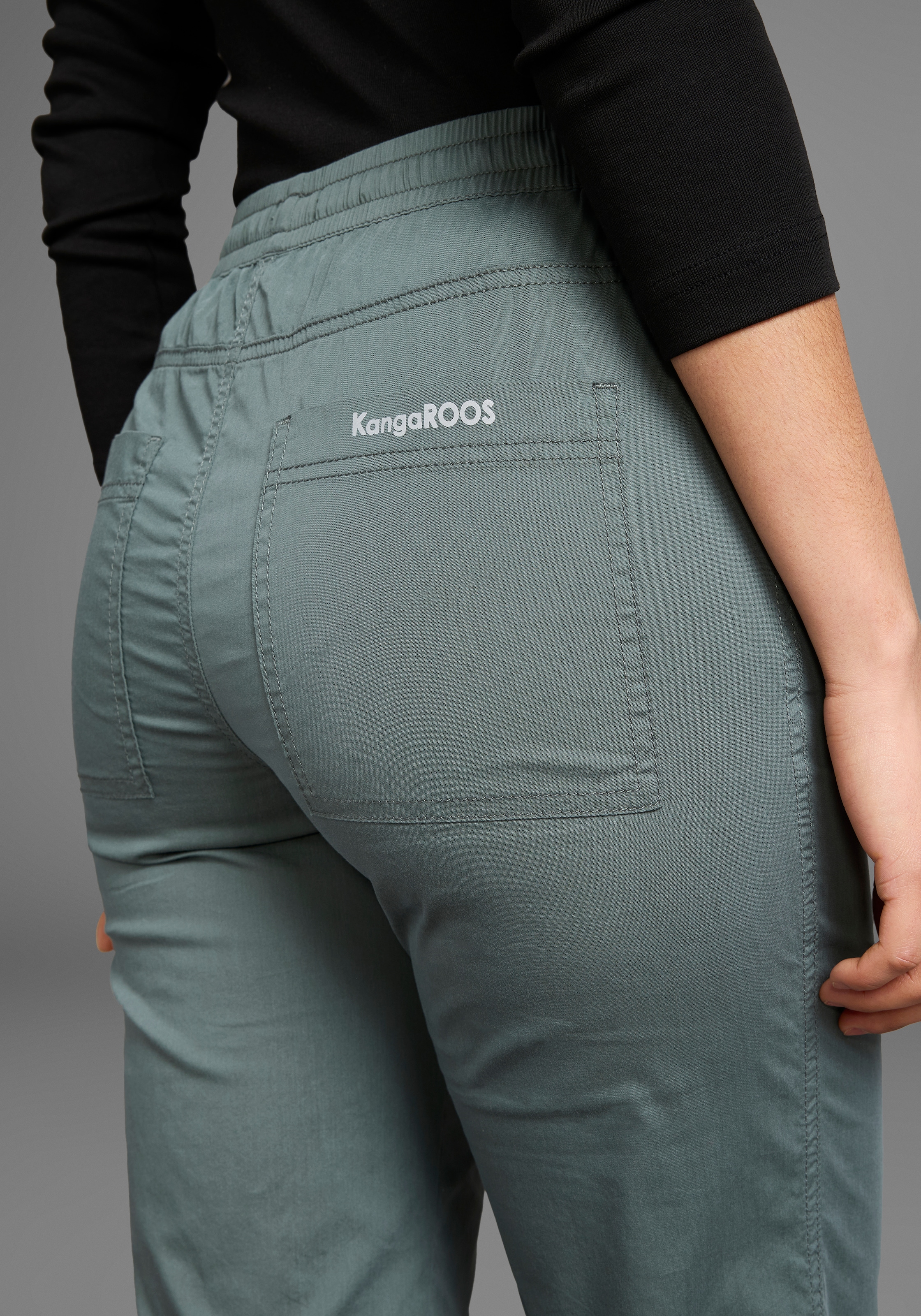 KangaROOS 3/4-Hose  sportliche Capri mit elastischem Bund