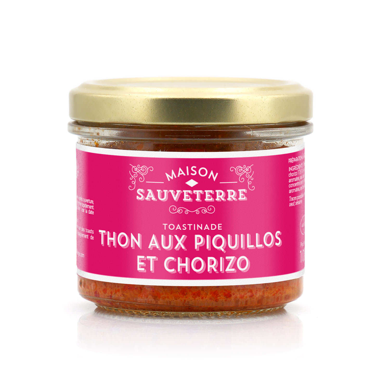 Toastinade de thon, chorizo et piquillos au piment d'Espelette