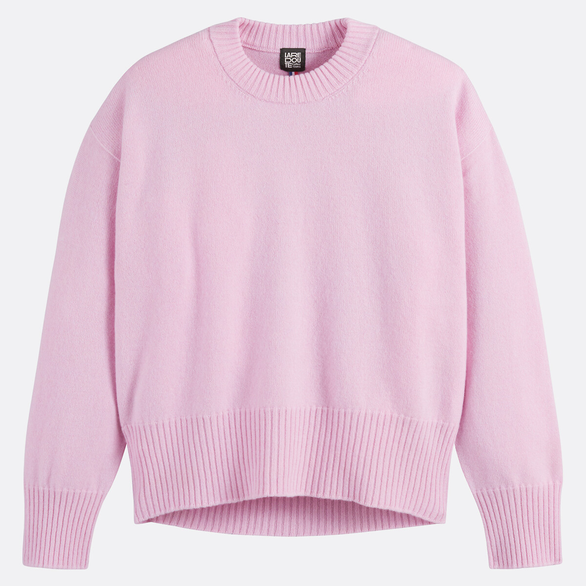 COLEÇÕES LA REDOUTE<br>Trui em lã e cashmere, fabricado na França