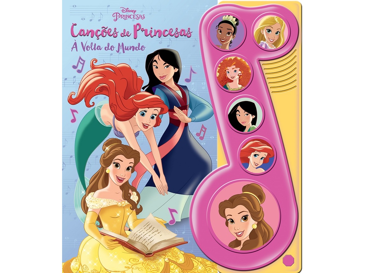 LIVRO CANÇÕES DE PRINCESAS - À VOLTA AO MUNDO