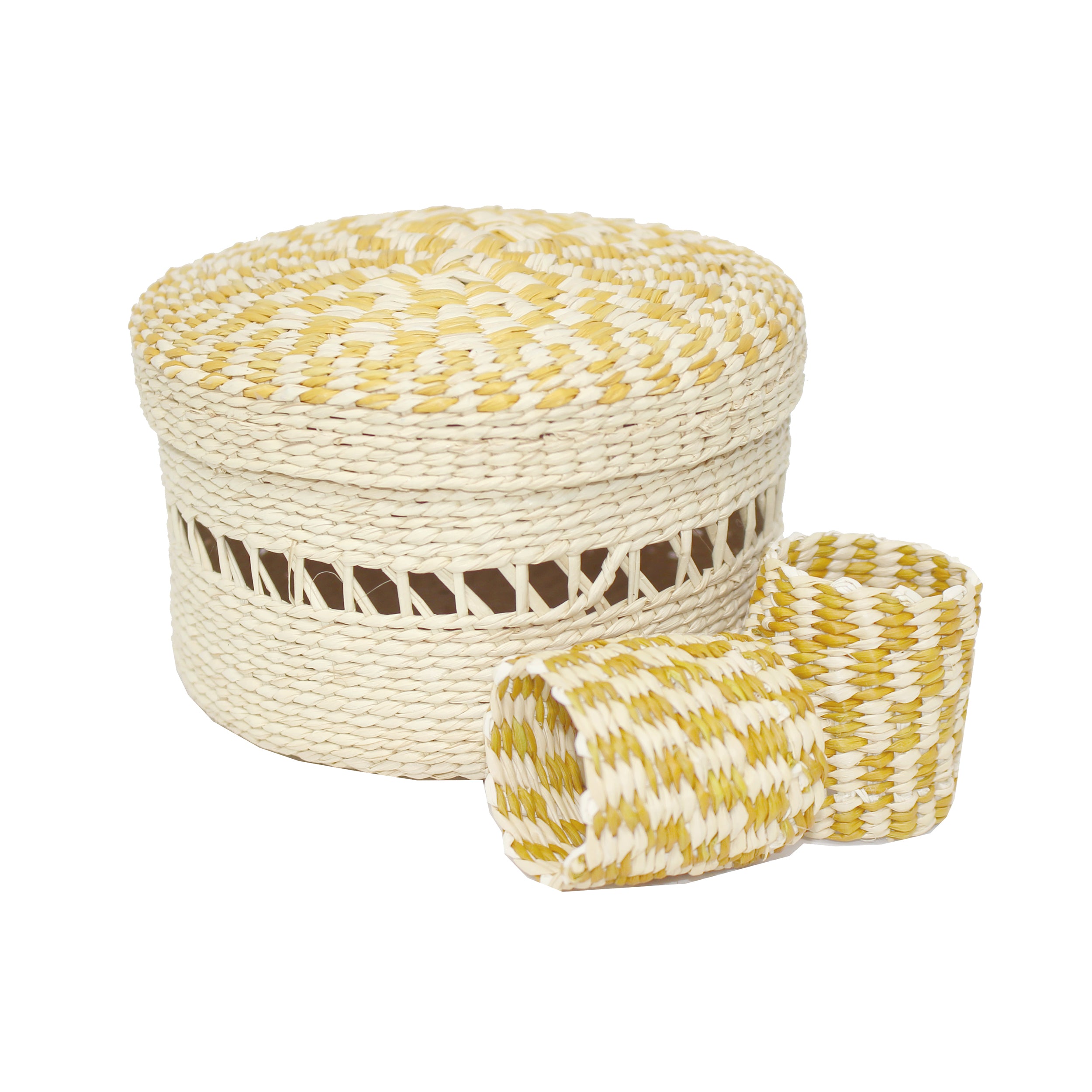 Rond de serviette en boîte