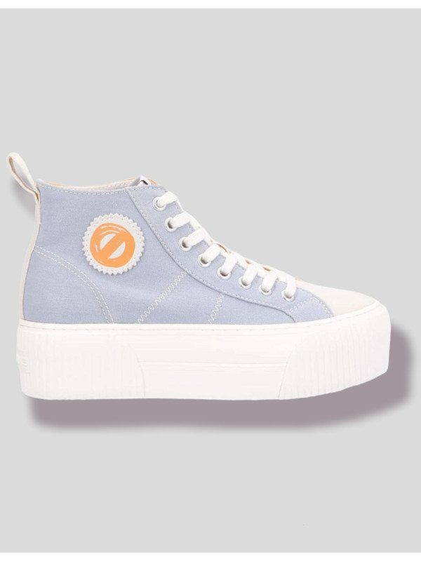 No Name - IRON MID Soft Canvas Sky/Abricot