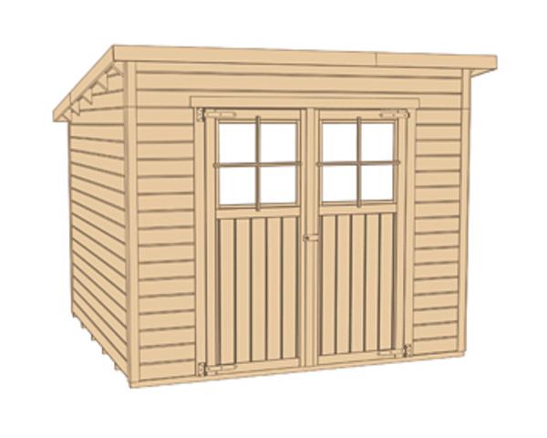 Weka Gartenhaus 325 Gr.1, ca. B200/H225/T198