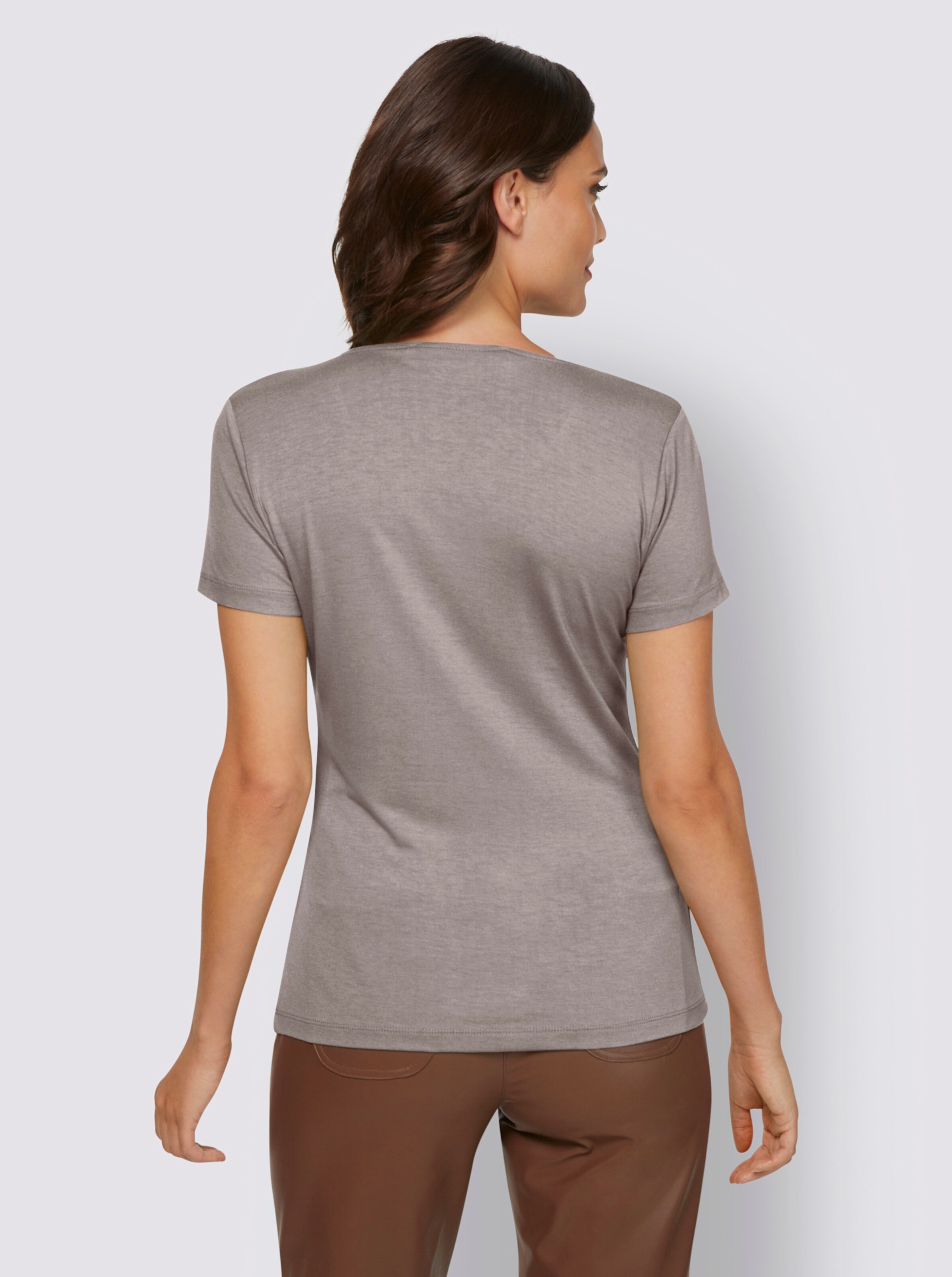 Rundhals-Shirt