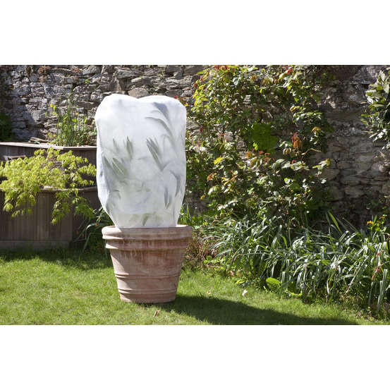 Lot de 2 housses d'hivernage Hiverzip transparentes H 1.80 x Ø 1.25m