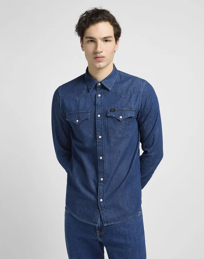 Lee REGULAR WESTERN Blå