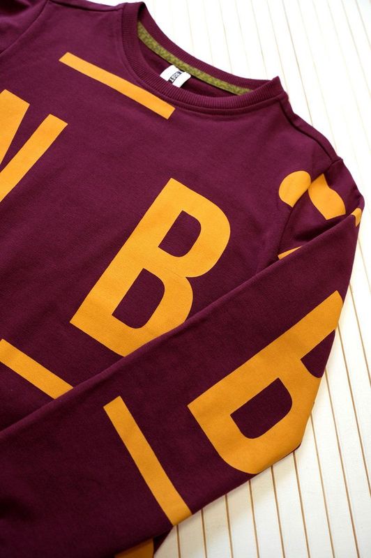 B.NOSY jongens sweater - Wijn rood