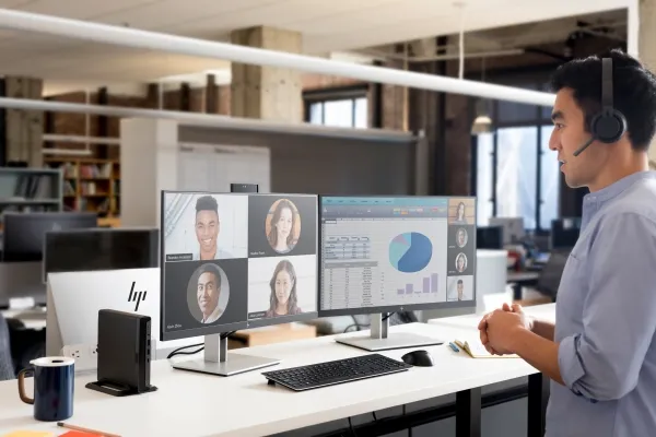 [OUTLET] - HP EliteOne 800 G6 - Alt-i-én - Intel® Core™ i7 10700 / 2.9 GHz - vPro - RAM 16 GB - SSD 512 GB - NVMe, TLC - Intel® UHD Graphics 630 - GigE - WLAN: 802.11a/b/g/n/ac/ax, Bluetooth 5.1 - Win 10 Pro 64-bit - skærm: LED 27