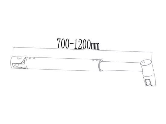 AICA paroi de douche 100x200cm,Paroi douche italienne industrielle,avec une barre de fixation extensible ronde,Conception et intimité