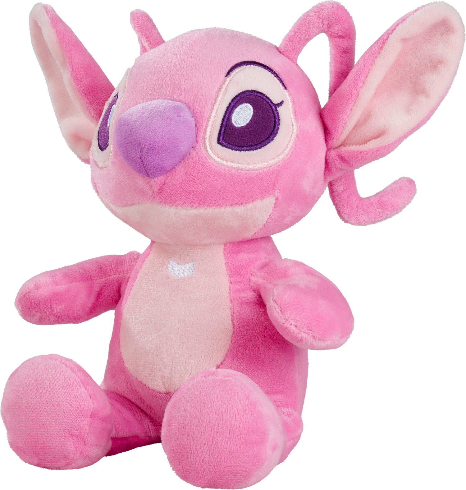 Disney knuffel Lilo & Stitch angel roze 18 x 17 x 30 cm
