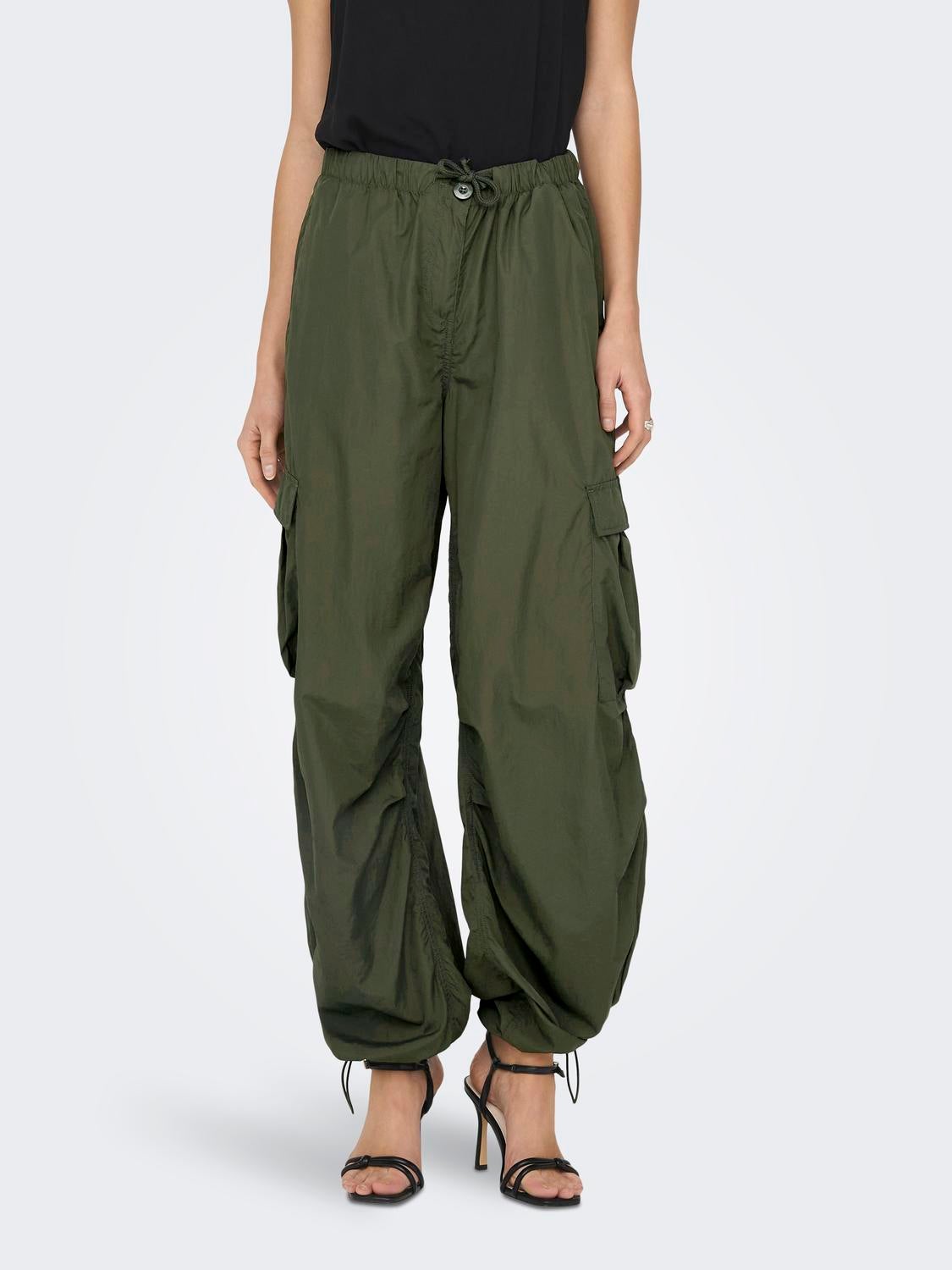 ONLJOANNE Locker geschnitten Cargo-Hose Olive Night