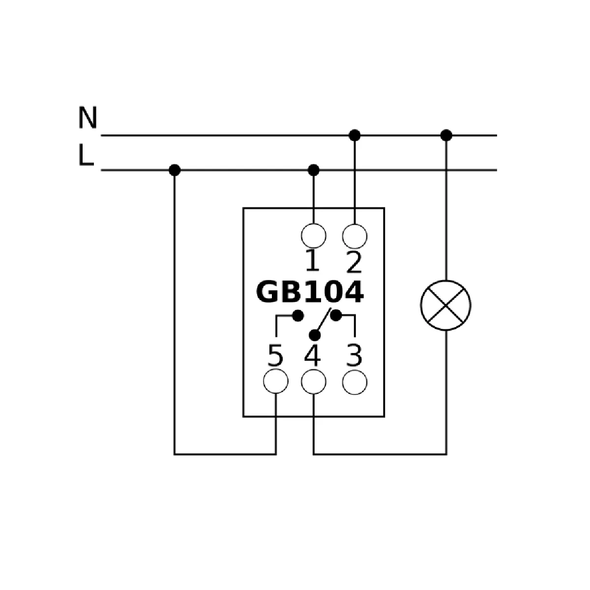 GreenBlue Programmateur DIN GB104