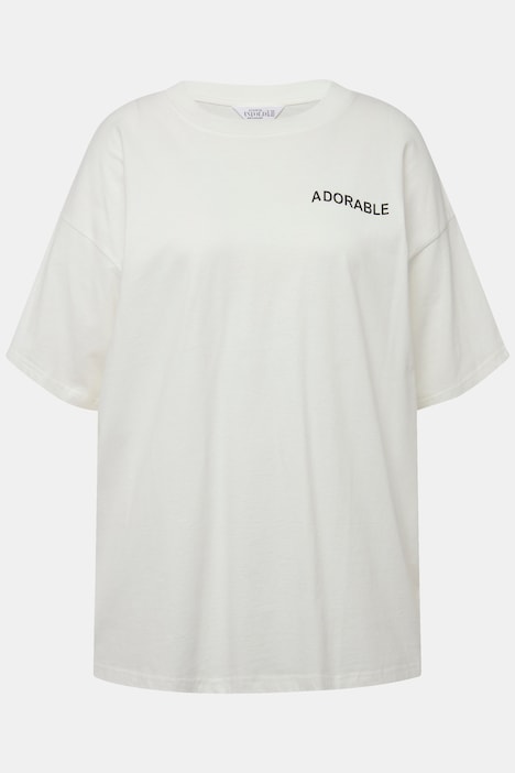 T-Shirt, oversized, Rücken Print