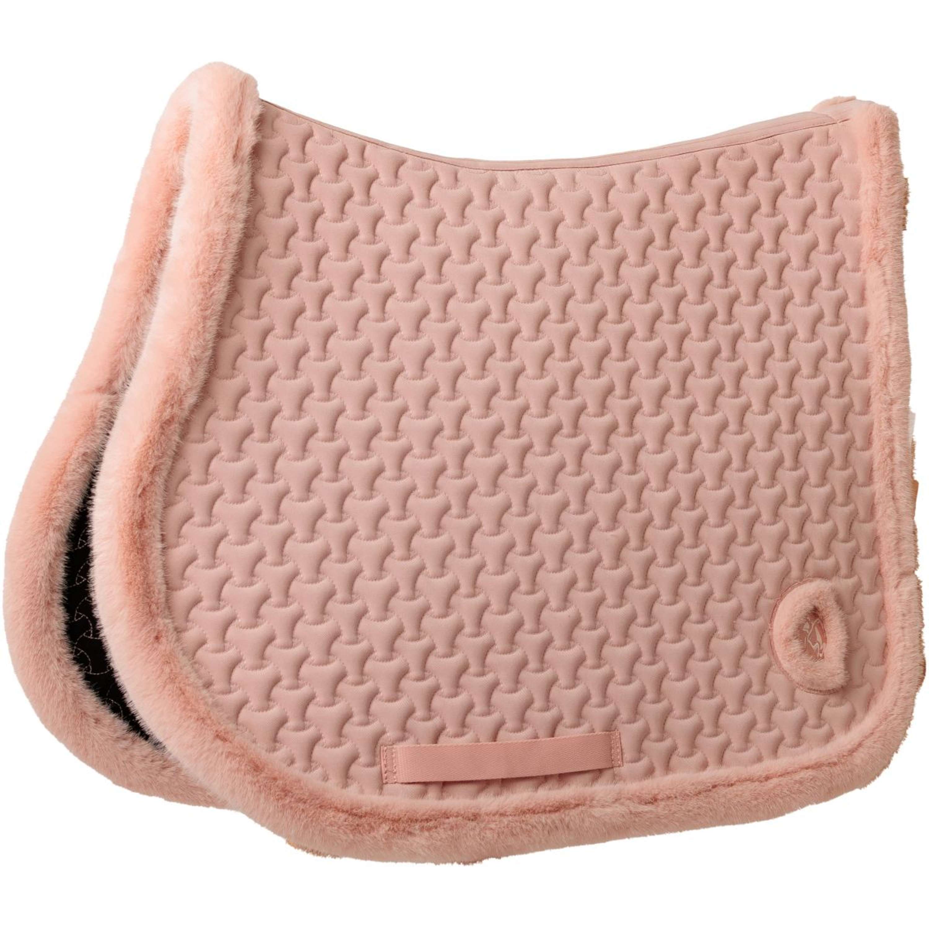 Kentucky Zadeldekje Fake Fur Onion Quilt Springen Oud Roze