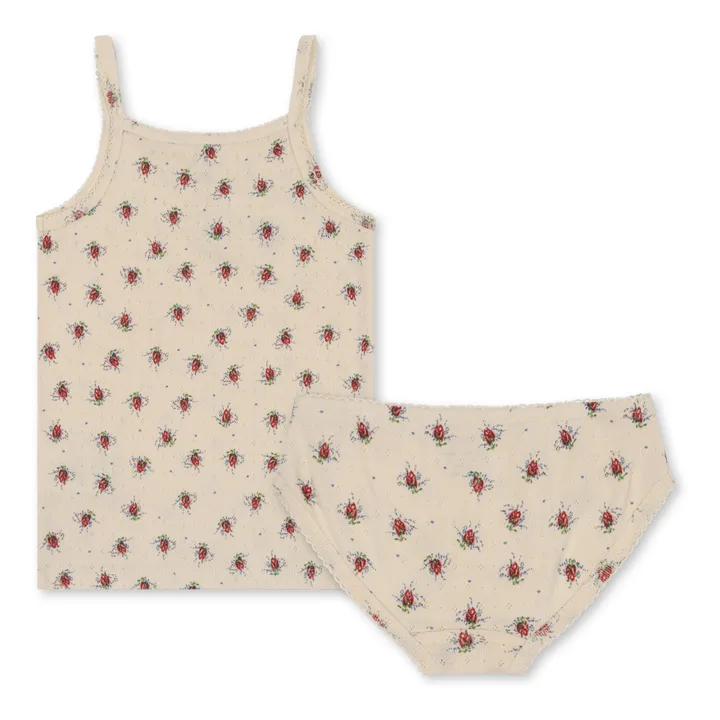 Konges Sløjd Ensemble Culotte Minnie Coton Bio | Ecru