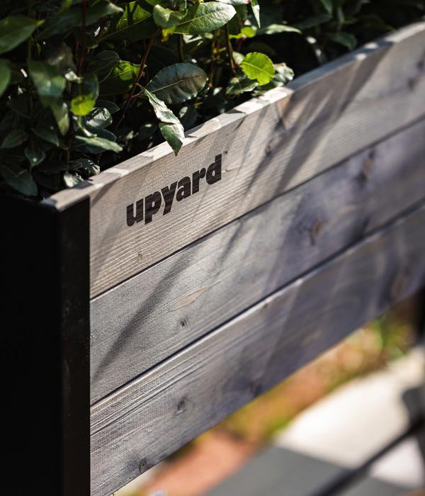 Upyard Holz-Pflanzkasten ModernBox mit Ablage,